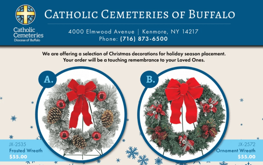 Winter Decoration Order Form